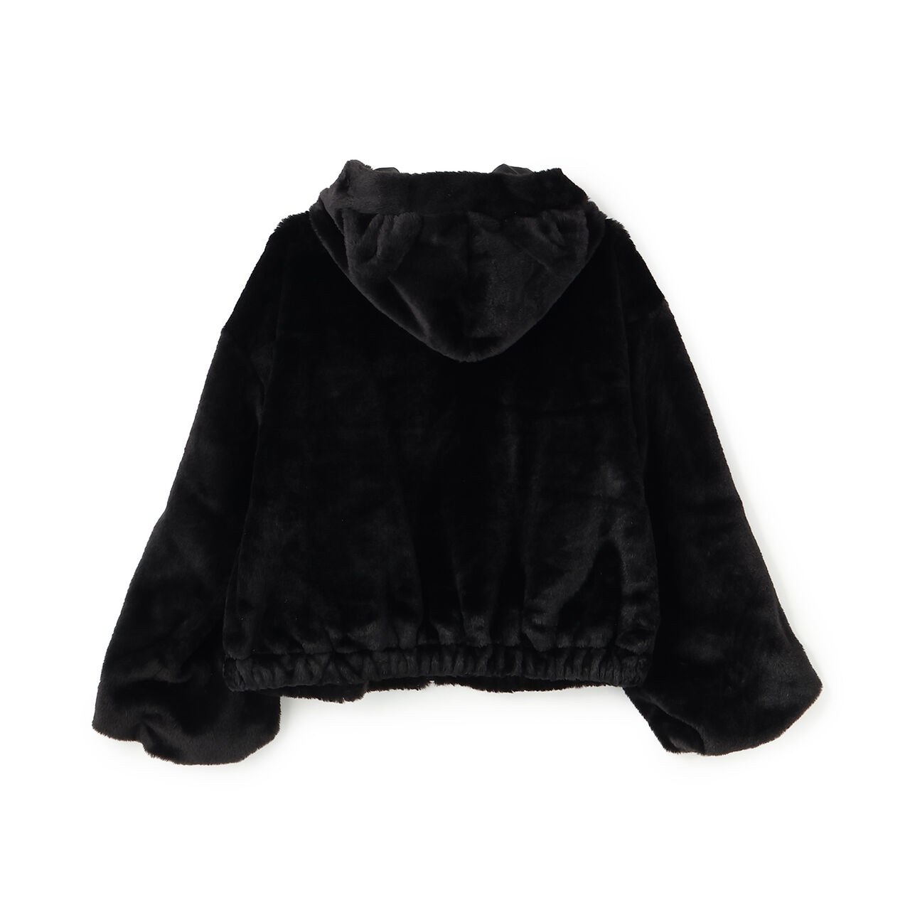[milky coast] Cat Ear Fur Hoodie,Ivory, large image number 17