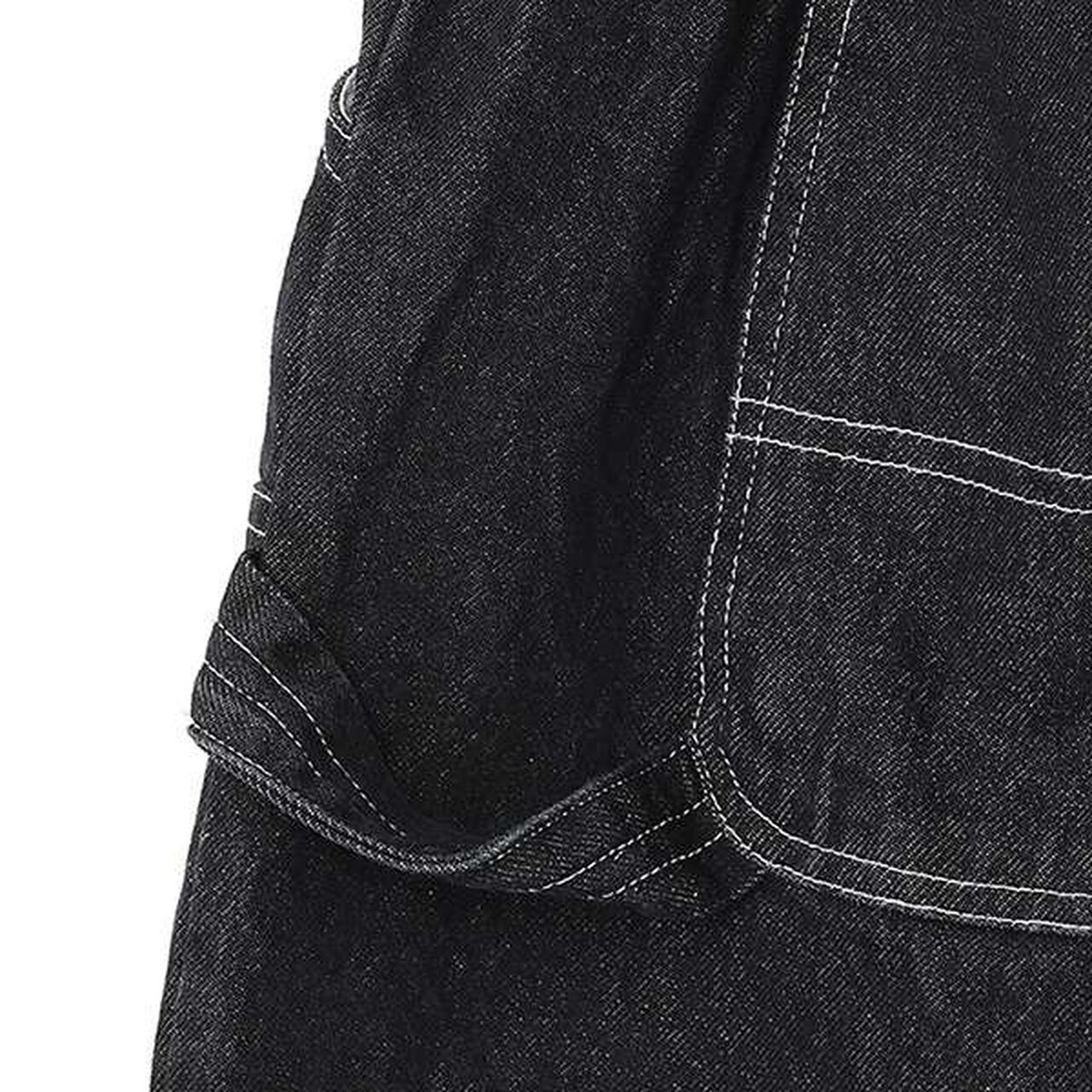 Double Knee Painter Baggy Shorts [GLSW],Deep blue, large image number 8