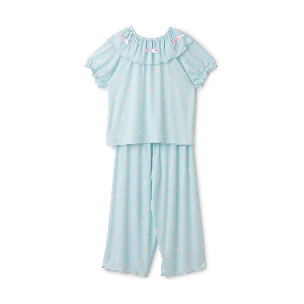 [正反皆可穿] [接觸涼感] 清涼舒適睡衣 [兒童服裝] [童裝] [女孩],暗紅色, large image number 5