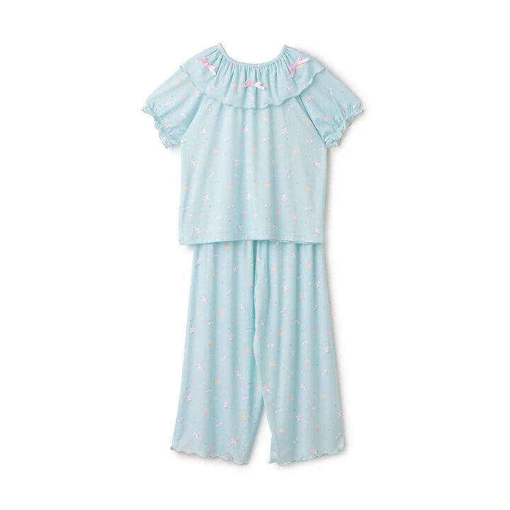 [正反皆可穿] [接觸涼感] 清涼舒適睡衣 [兒童服裝] [童裝] [女孩],暗紅色, medium image number 5