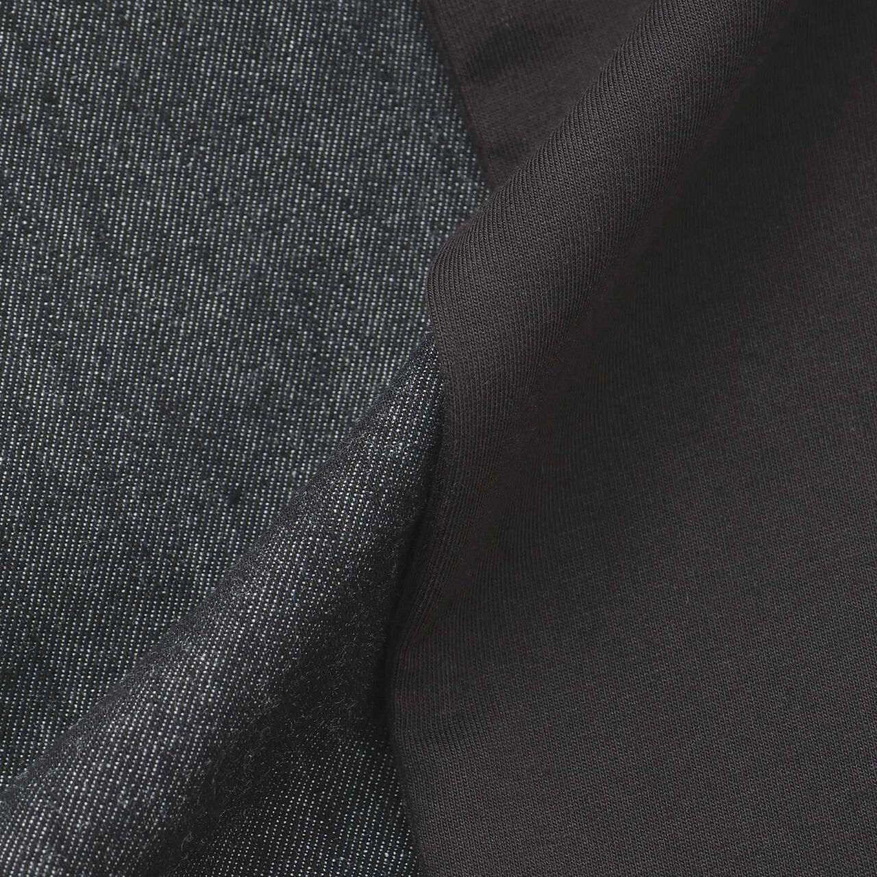 [AMI] Cool Touch Denim Balloon Jumper Skirt Inner Set,Black, large image number 9