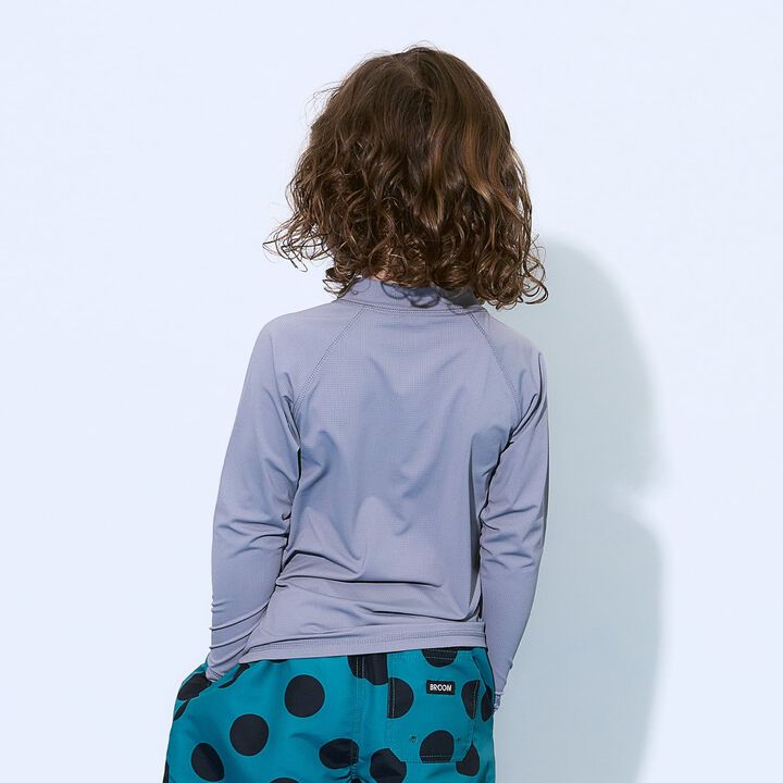 [SWIM] [UV] Full-Zip Mesh Rash Guard [Kids' Clothing] [Boys & Girls],Milky white, medium image number 23