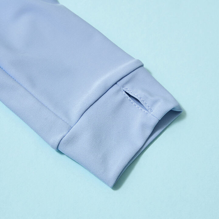 [SWIM] [UV Processing] Sailor Frilled Collar Rash Guard,Sax blue, medium image number 15