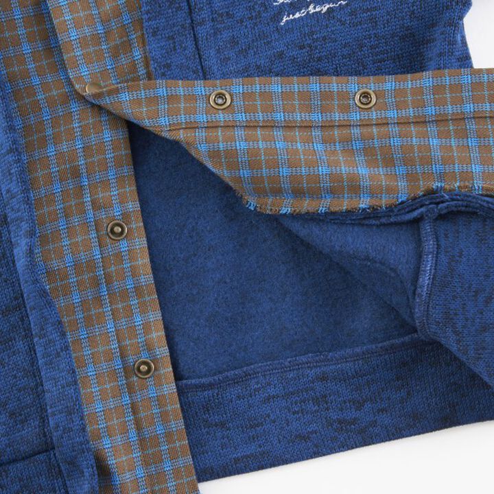 KP Boy Layered Cardigan (110-140),Blue, medium image number 8