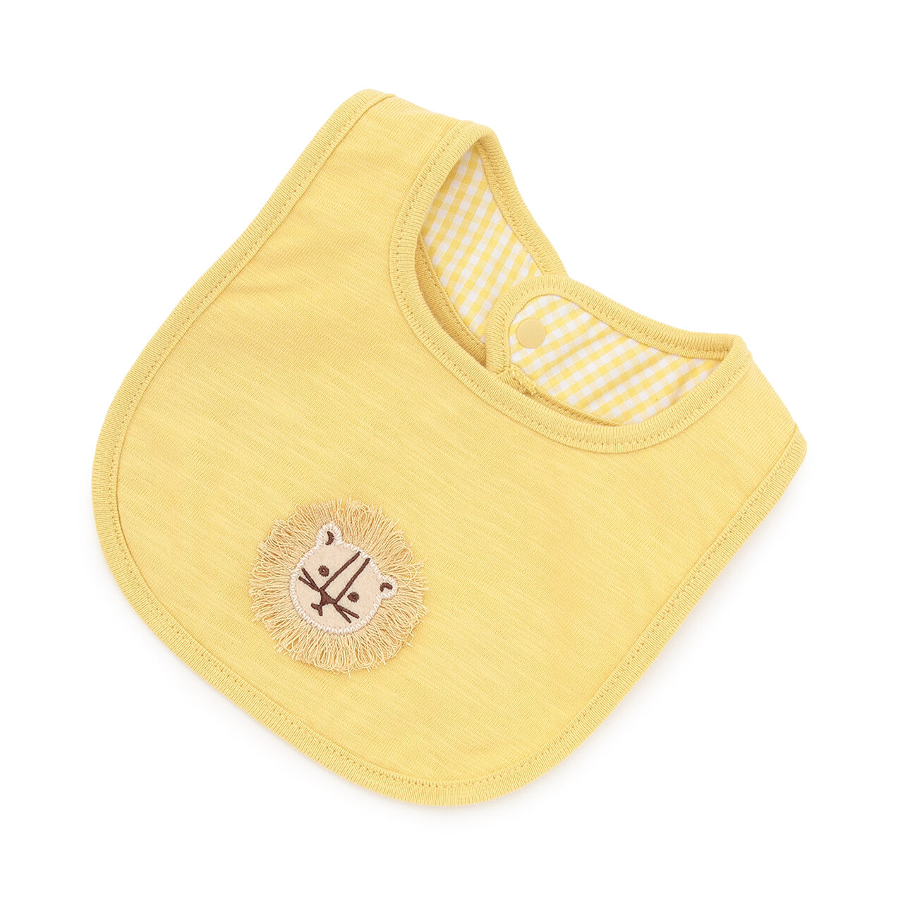 Embroidery Bib,Pearl white, large image number 1