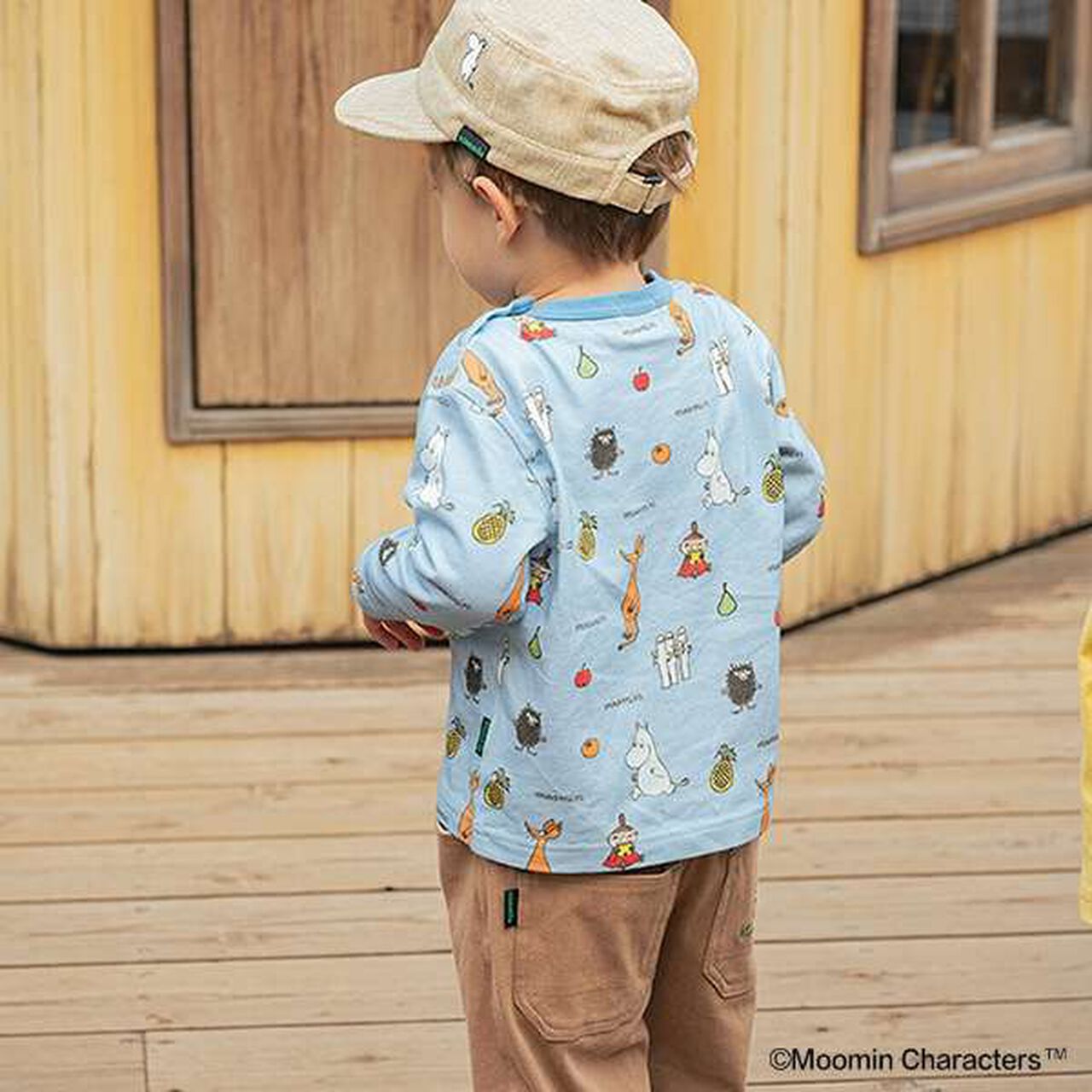 [MOOMIN] All-Over Pattern Long-Sleeve T-Shirt,Pink, large image number 8