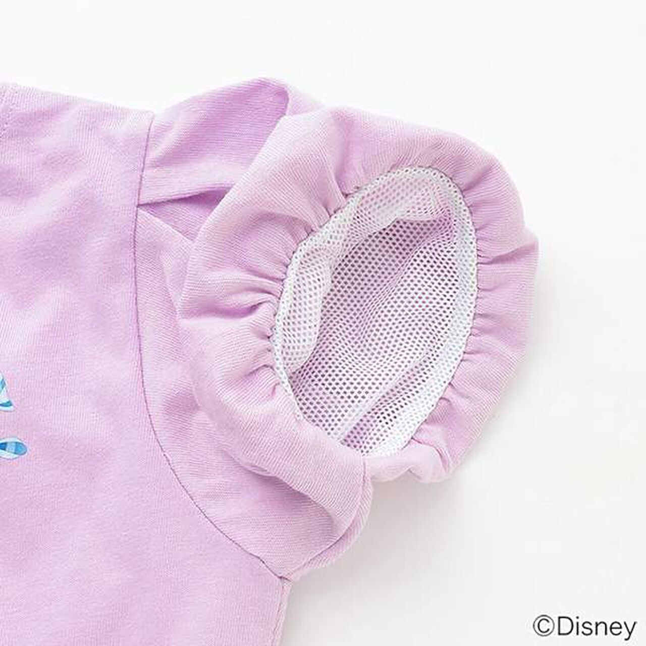 [Stain-resistant and Water-repellent] Disney Princess Puff Sleeve T-Shirt,White, large image number 6