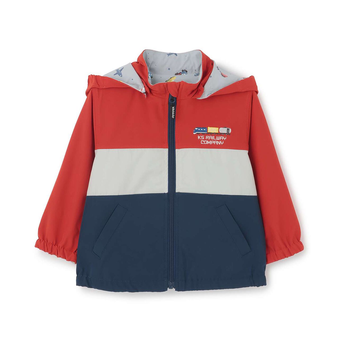 Reversible Vehicle Windbreaker [UV Protection & Water-Repellent Finish],Red, large image number 10