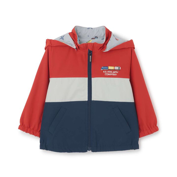 Reversible Vehicle Windbreaker [UV Protection & Water-Repellent Finish],Red, medium image number 10