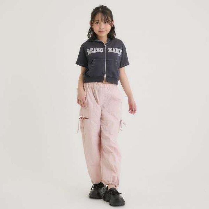 Slit Ribbon Shaka Pants,Black, medium image number 20