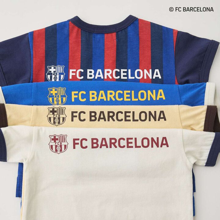 [FC BARCELONA] 接觸涼感布章T恤,深棕色, medium image number 22
