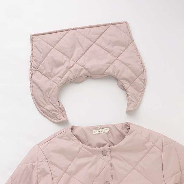 Quilted Bomber Jacket with Removable Sailor Collar,Charcoal gray, medium image number 9