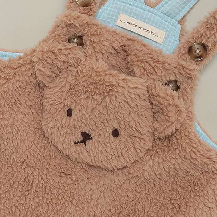 Animal Drive Overalls Suit,Pearl white, medium image number 7