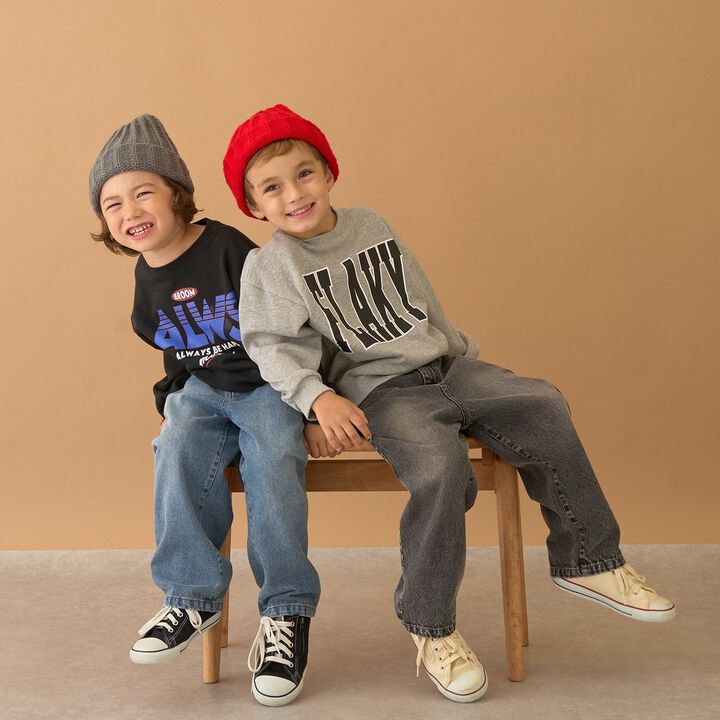 [LOVE DENIM] Loose Straight Pants,Black, medium image number 25