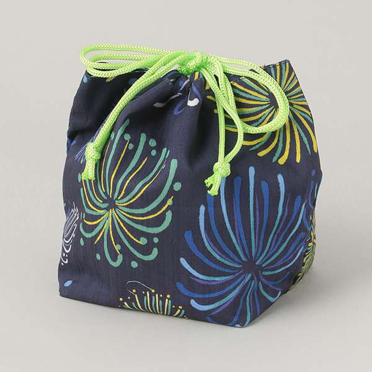 Fireworks Pattern Drawstring Bag,Off white, large image number 15