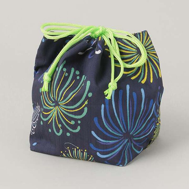 Fireworks Pattern Drawstring Bag,Off white, medium image number 15