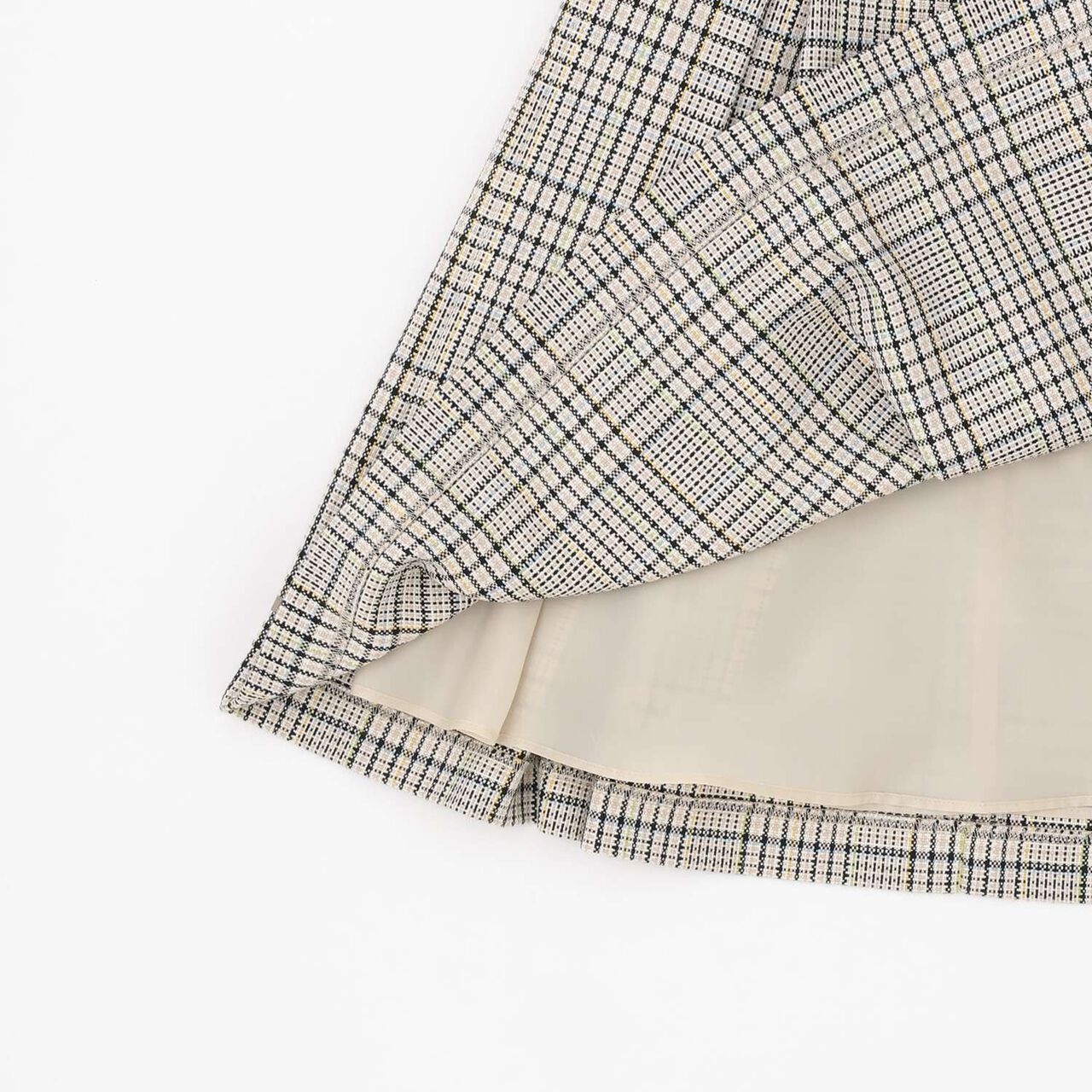 [Formal] Checkered OP + Scallop Trim JK Set,Beige, large image number 17