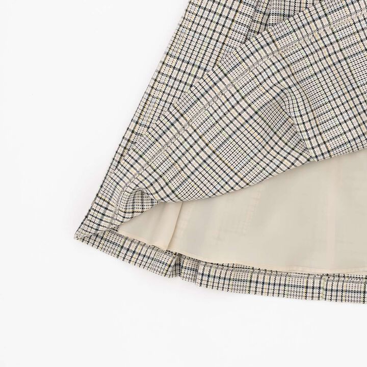 [Formal] Checkered OP + Scallop Trim JK Set,Beige, medium image number 17