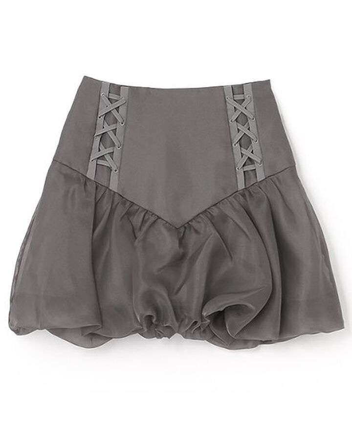 Sheer Balloon Skirt,Off white, medium image number 5