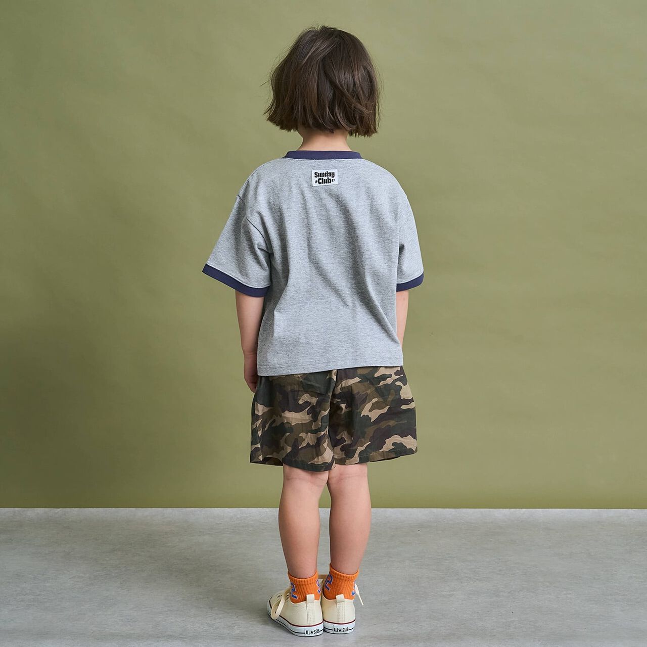 [Anti-Stain & Quick-Dry] Distressed Logo Print Ringer T-Shirt,Turquoise, large image number 23