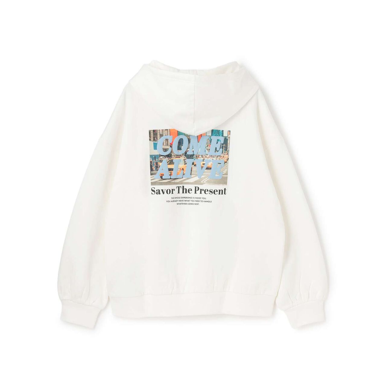 100% Cotton Wool Lined Photo Loose Parka,Smoke white, large image number 7