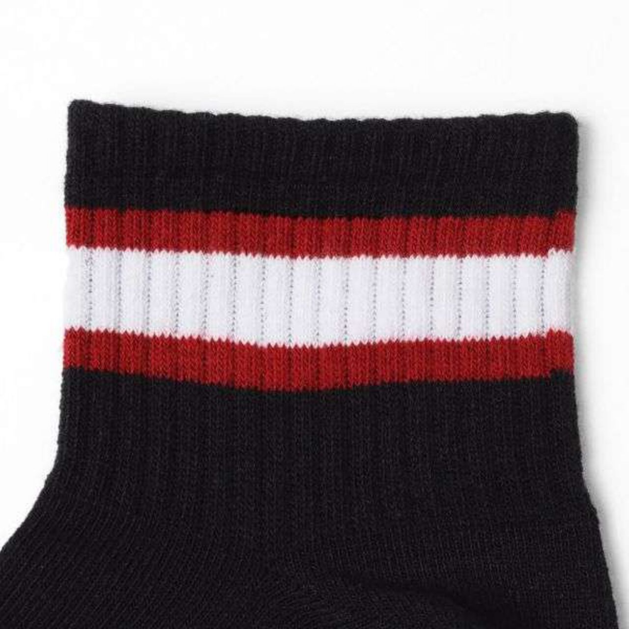 Short-Length Line Socks Set of 3 A,Multi color, large image number 4