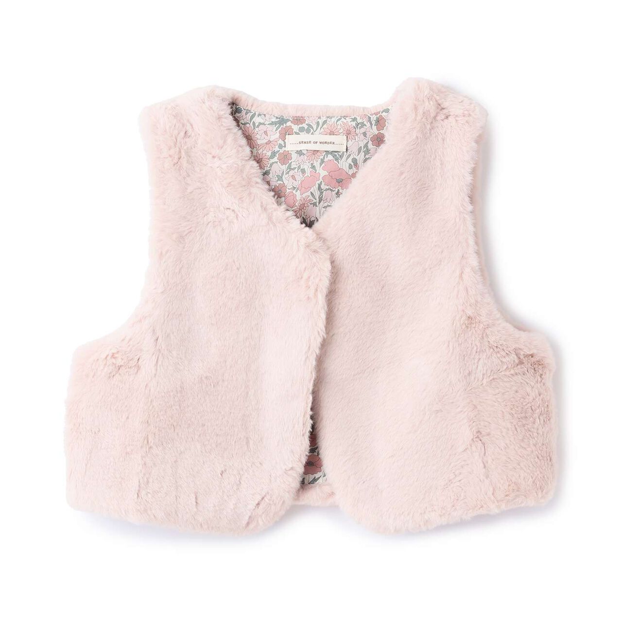 Liberty Fur Vest,Pink, large image number 0