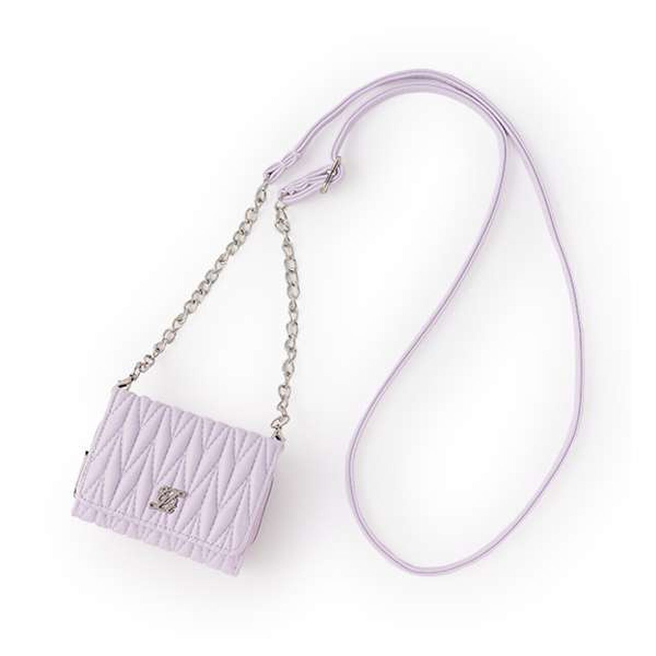 Quilted Tri-Fold Wallet,Lavender, large image number 0