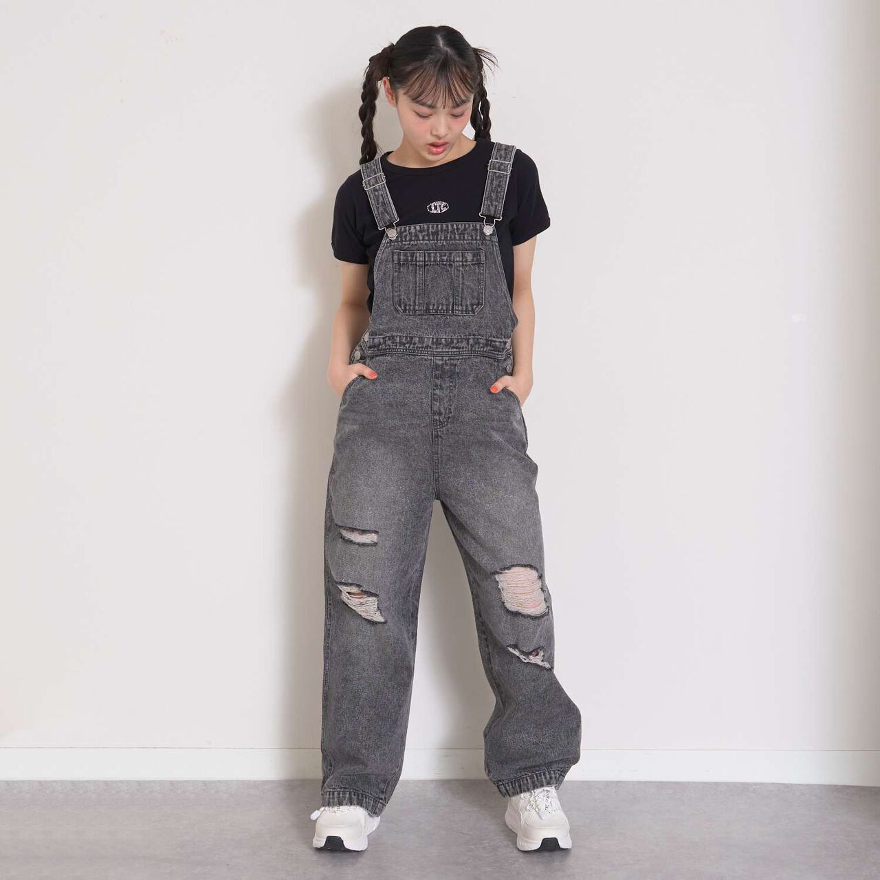 [BS] Denim Overalls,Blue, large image number 5