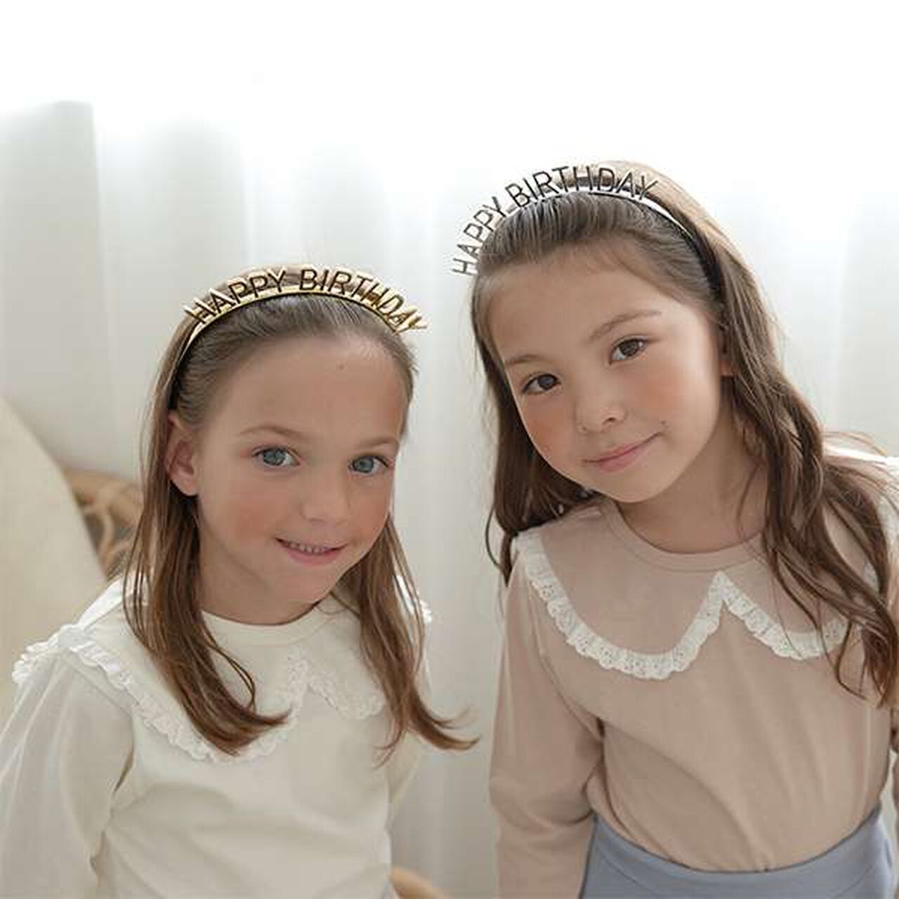 Happy Birthday Headband,Silver, large image number 7