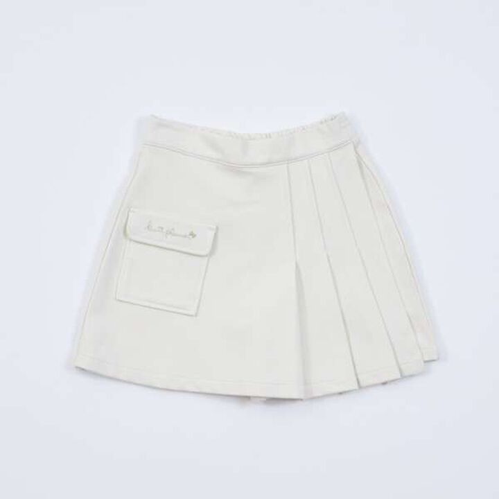 KP Knit Twill Pleated Wrap Pants [100-140],Black, medium image number 1