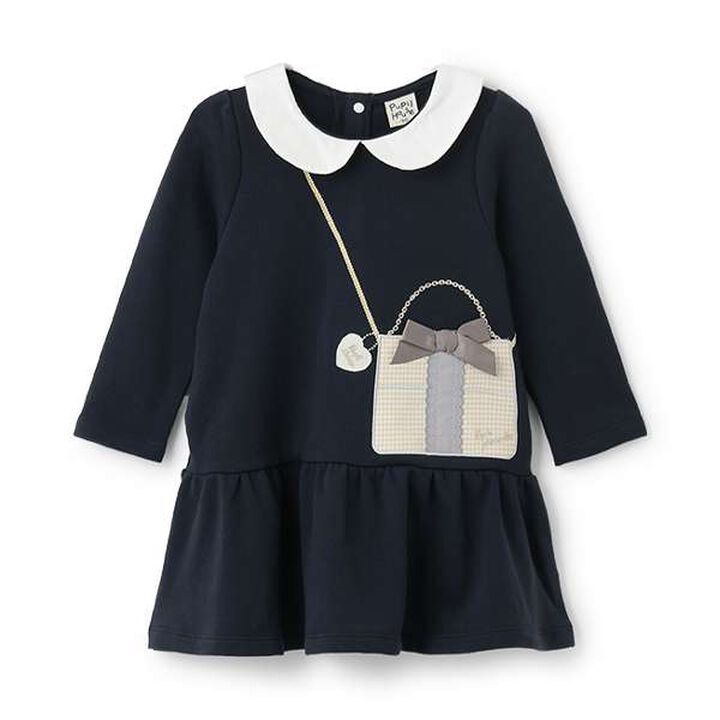 Collared One-Piece Dress,Pink, medium image number 11