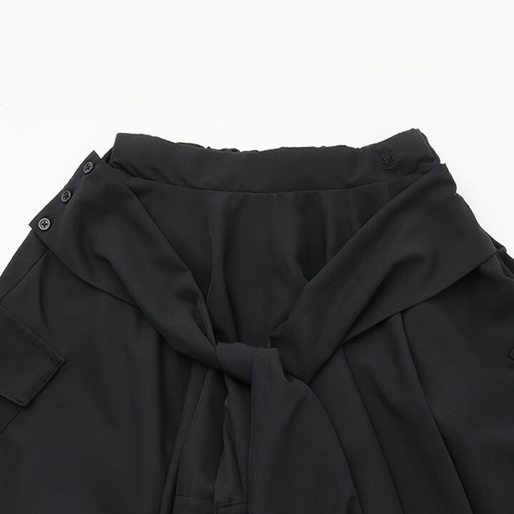 [AMI] Waist Wrap Shirt Style Skirt with Shorts,Light gray, medium image number 13