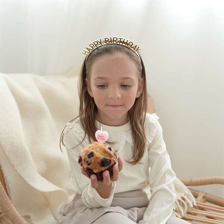 Happy Birthday Headband,Silver, medium image number 4