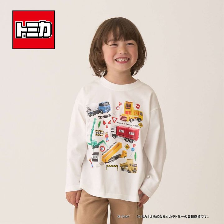 [Tomica] [Kaiteki Tenjiku] Collection T-Shirt,Off white, medium image number 0