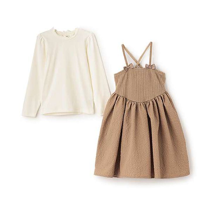 Halloween Jersey Knit Top & Camisole Dress Set,Black, medium image number 6