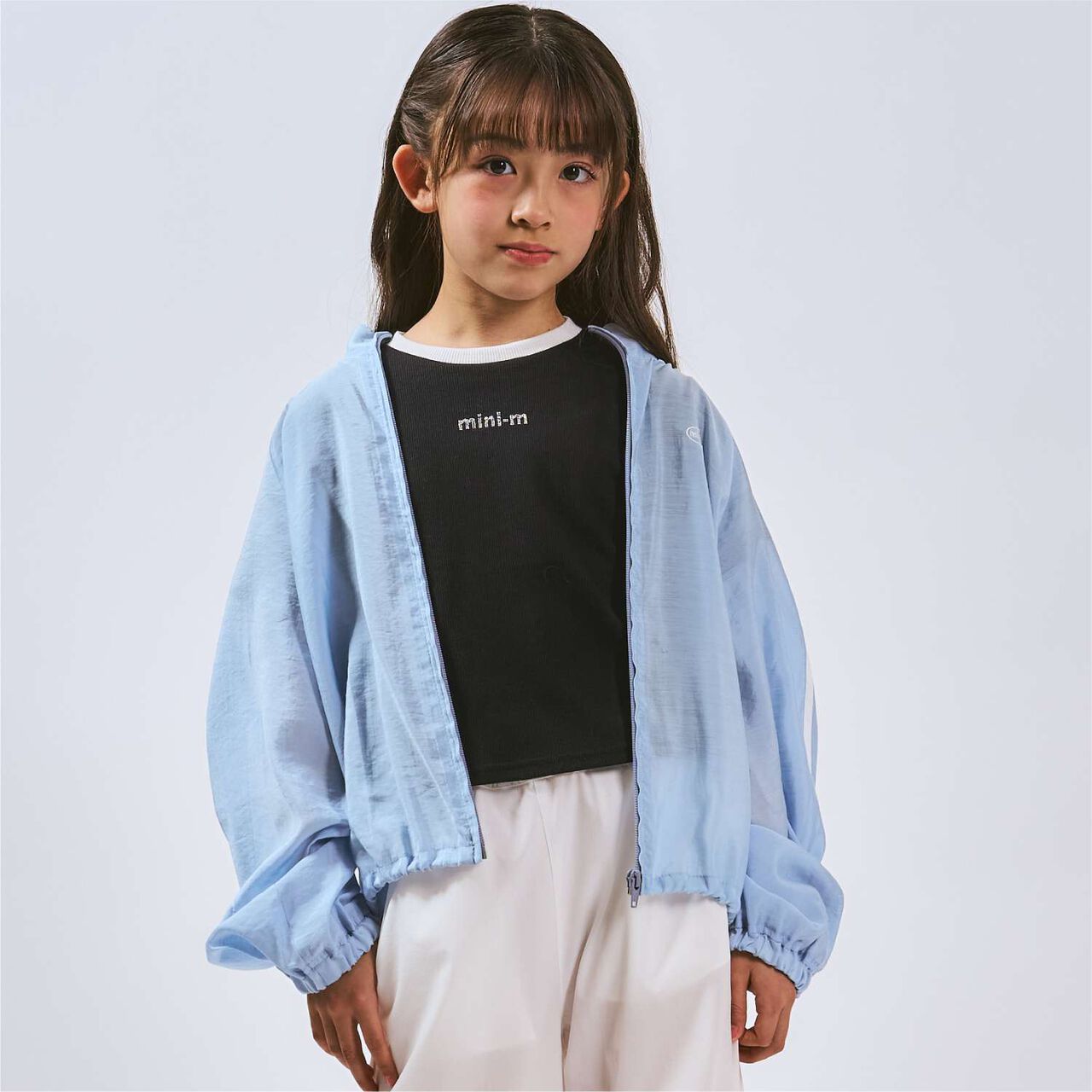 [UV Protection] [Cooling Solution] Sheer Bomber Jacket,Sax blue, large image number 0