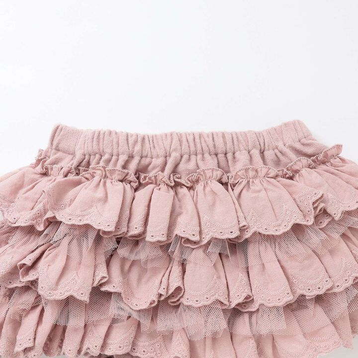 Lace Frilled Pants,Ivory, medium image number 2