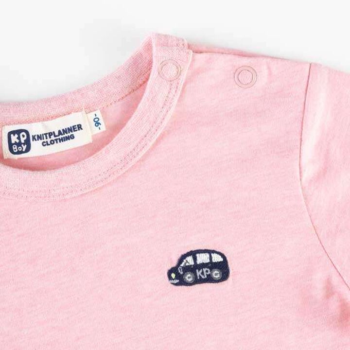 Car Pocket Short Sleeve T-Shirt (80-90),Red, medium image number 6