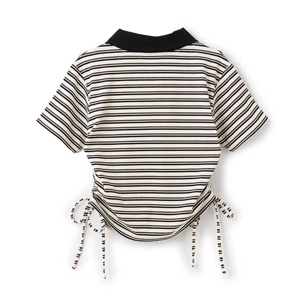 Half ZIP Drawstring T-Shirt,Off white, large image number 11