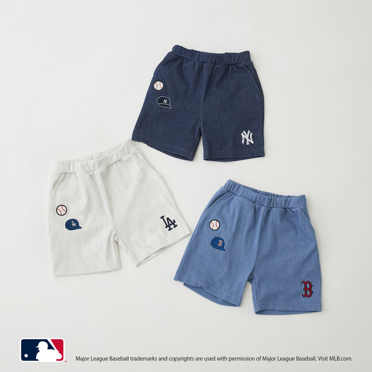[MLB] Cut Half Pants,Navy, large image number 27