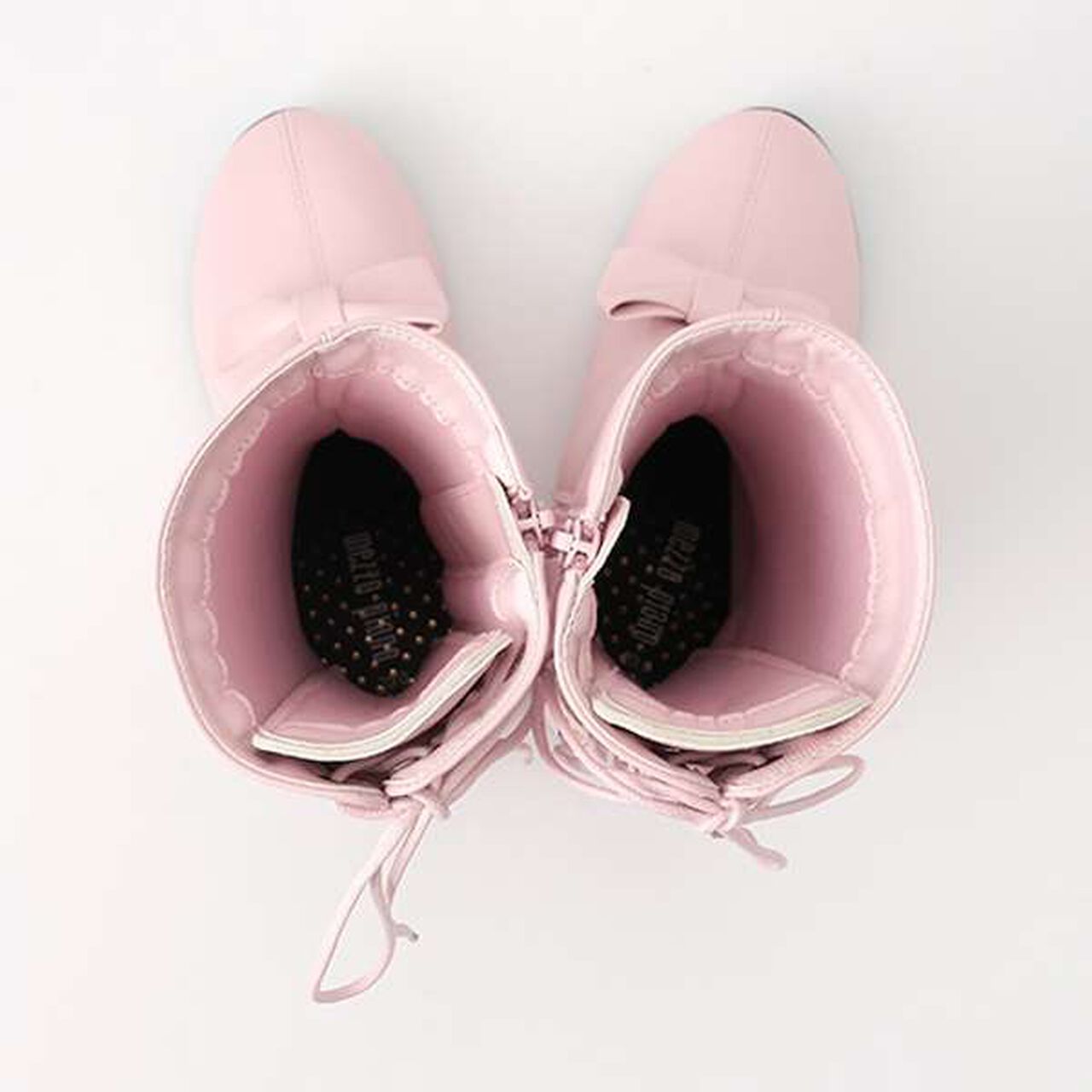 Lace-Up Back Long Boots,Black, large image number 3