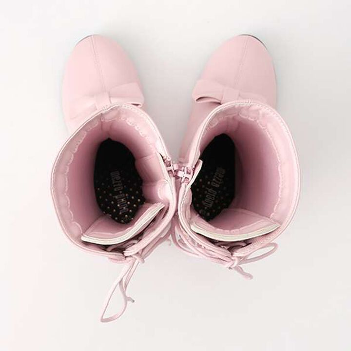 Lace-Up Back Long Boots,Black, medium image number 3