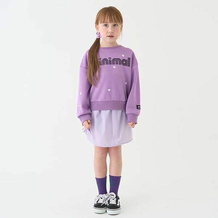 [Water-Repellent] Short Sweatshirt,Purple, medium image number 19