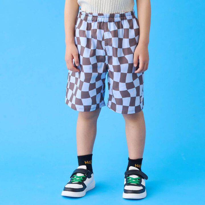 [Cool Touch] All-Over Pattern Half Pants,Black, medium image number 5