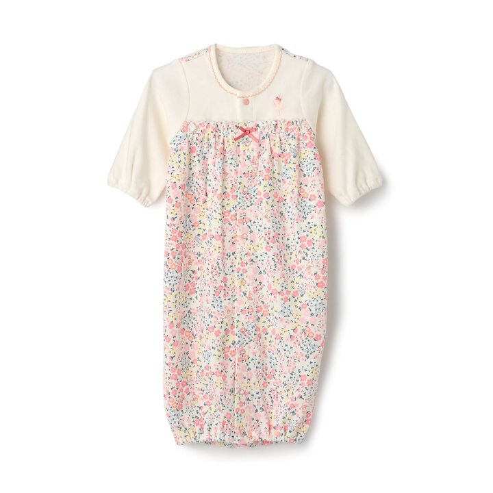 [KP &times; Akachan no Shiro Collaboration] Floral Mimi 2WAY Romper,, medium