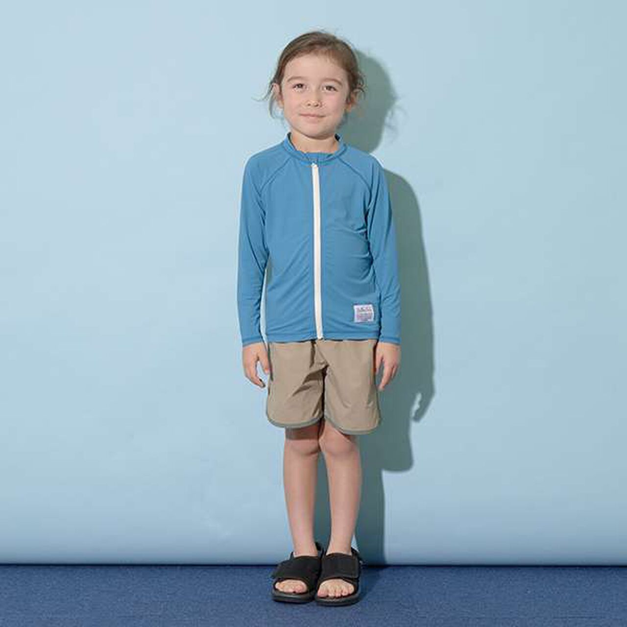 [SWIM] Piping Surf Shorts (Underpants Included),Beige, large image number 2