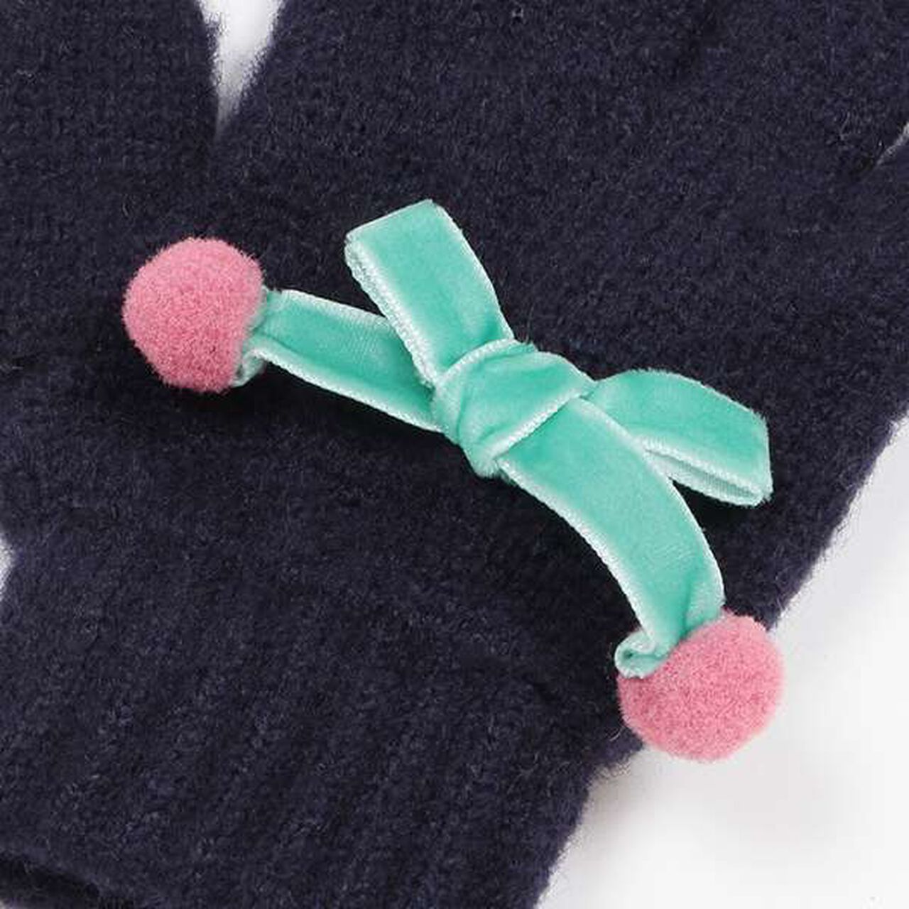 Motif Gloves,Charcoal gray, large image number 3