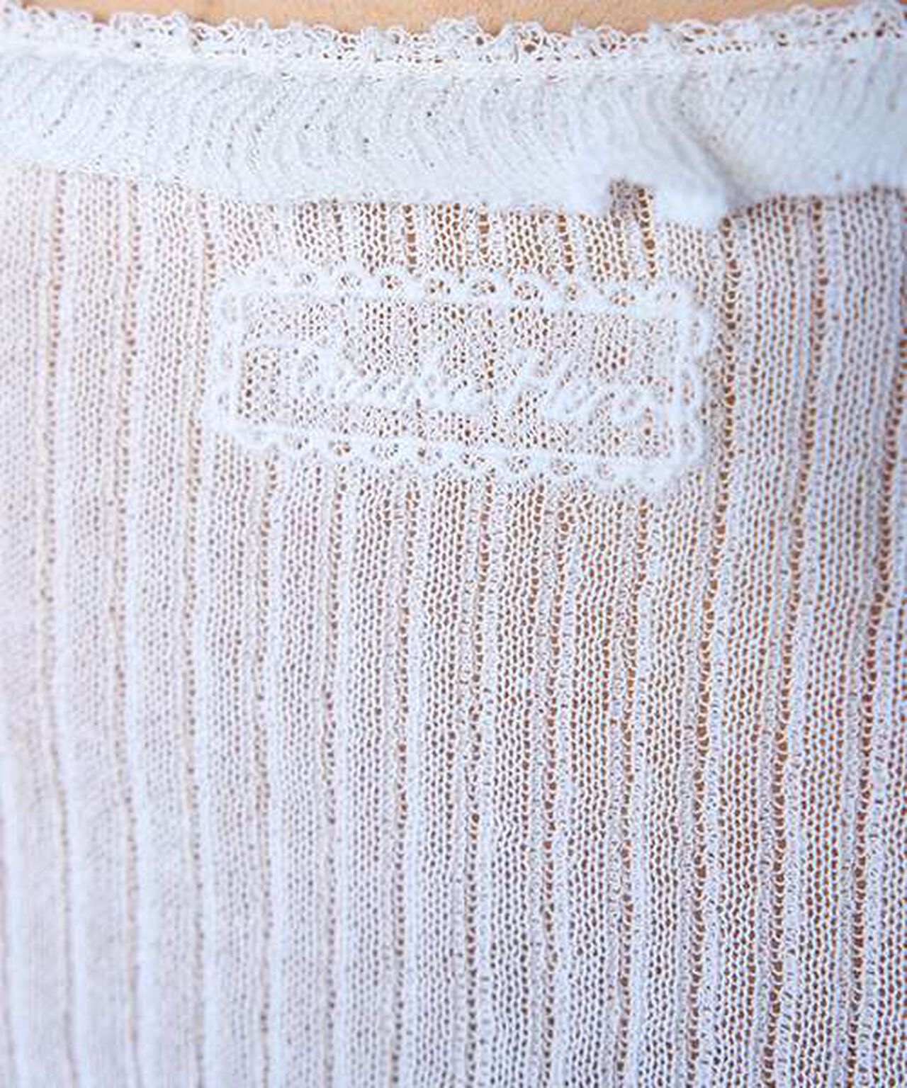 Ruffle Knit Cardigan,Light green, large image number 6