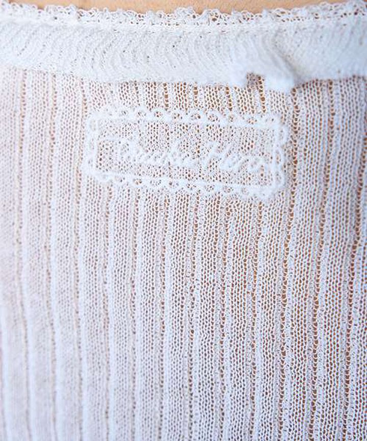 Ruffle Knit Cardigan,Light green, medium image number 6